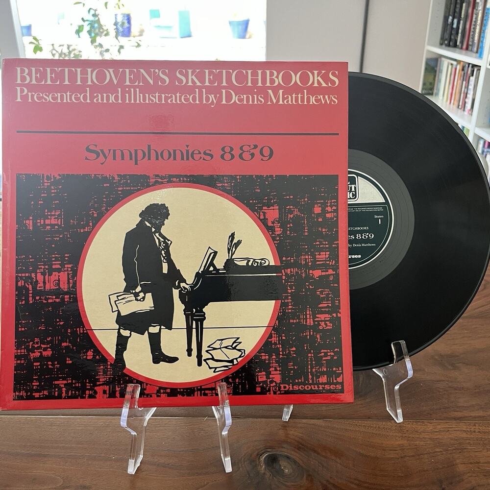 Beethoven's Sketchbooks Denis Matthews Symphonies 8 & 9 Vinyl LP 1974 ABM 6